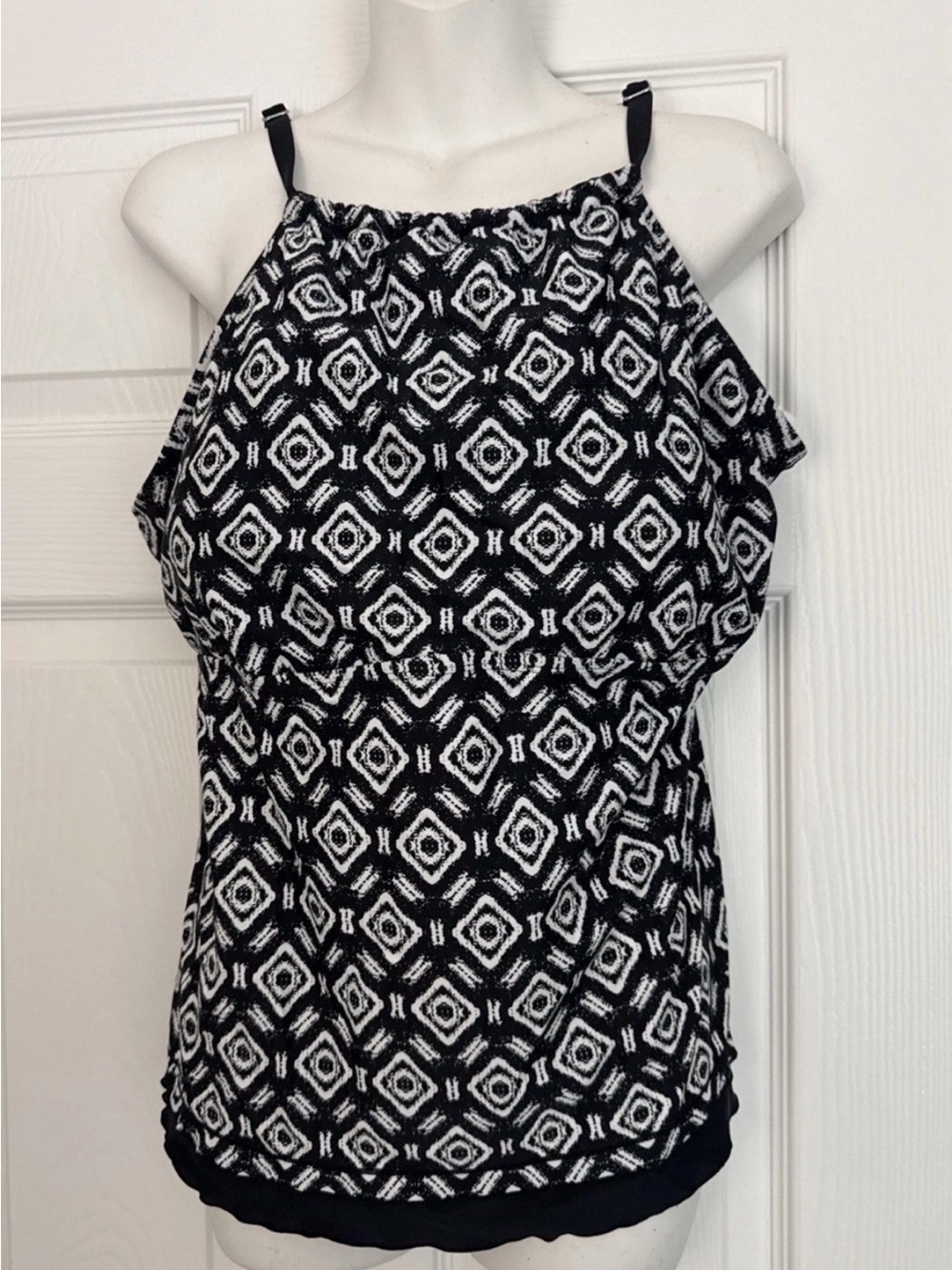FIRPEARL WOMEN'S SIZE 16 TANKINI SWIM TOP ONLY MODEST SWIMWEAR